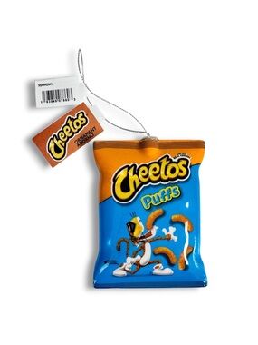 Cheetos Puffs Christmas Ornament 3-D Collectible NWT